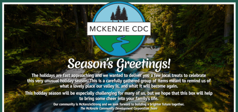Holiday Gift Boxes for the McKenzie Community