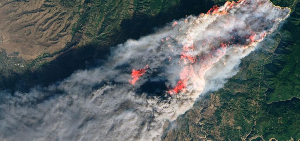 Camp Fire, image by NASA